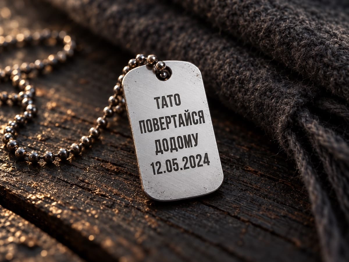 Іменний жетон 22×40
