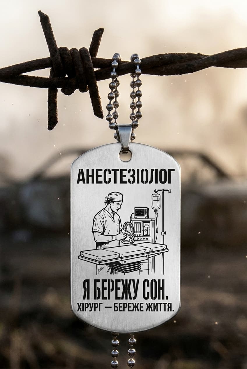 Жетон «АНЕСТЕЗІОЛОГ» — CORETAG