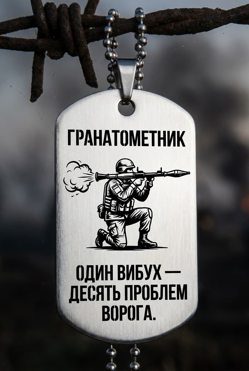 Жетон «ГРАНАТОМЕТНИК» — CORETAG