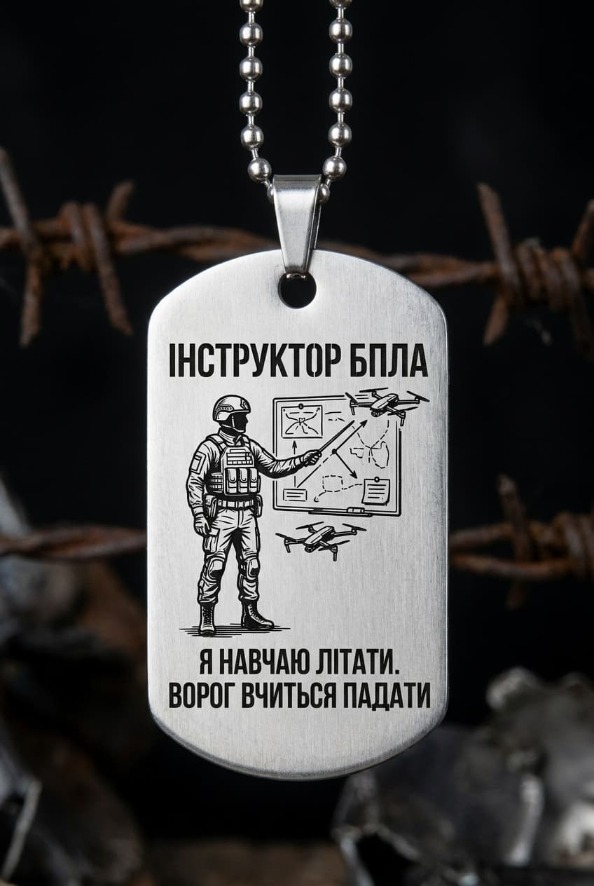 Жетон «ІНСТРУКТОР БПЛА» — CORETAG