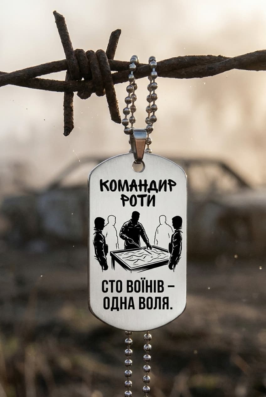 Жетон «КОМАНДИР РОТИ» — CORETAG