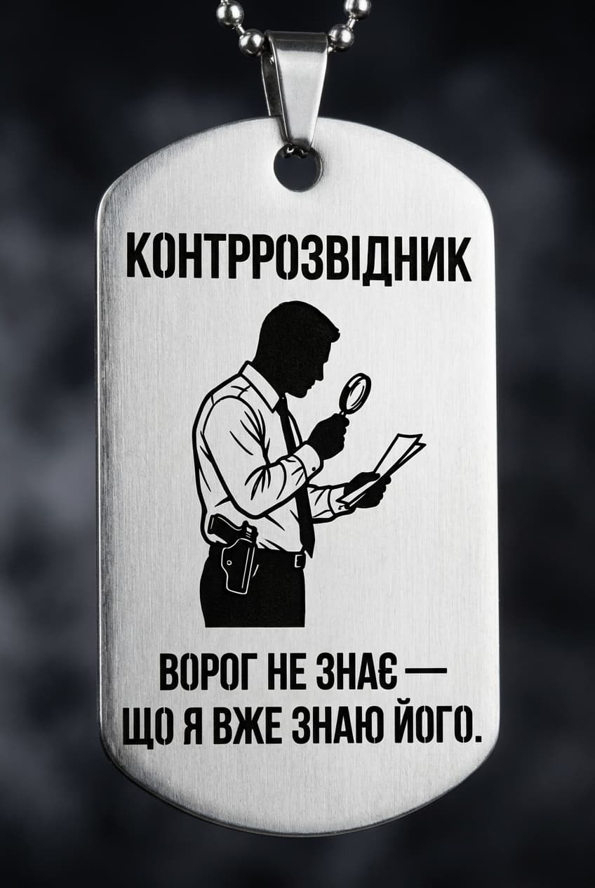 Жетон «КОНТРРОЗВІДНИК»