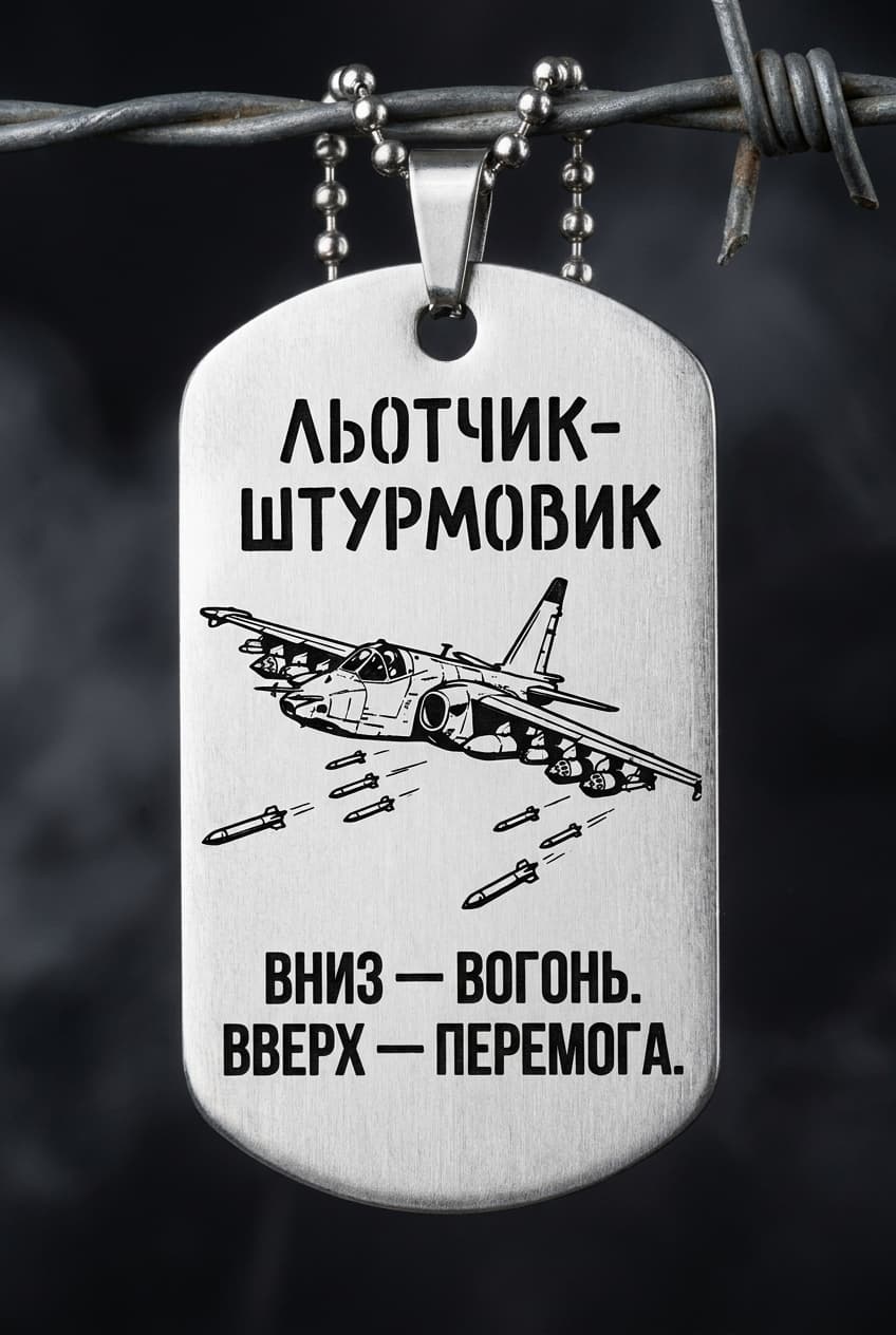 Жетон «ЛЬОТЧИК-ШТУРМОВИК» — CORETAG