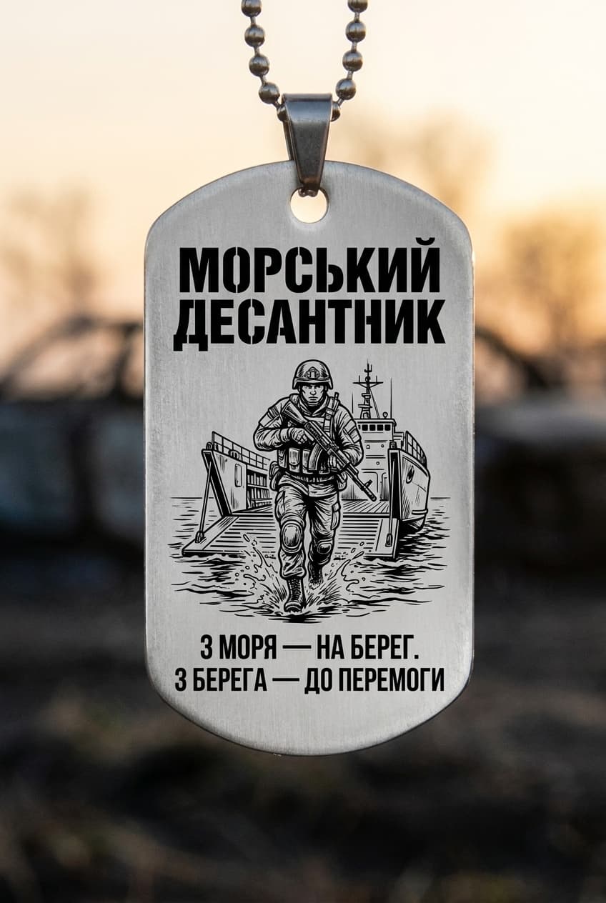Жетон «МОРСЬКИЙ ДЕСАНТНИК» — CORETAG