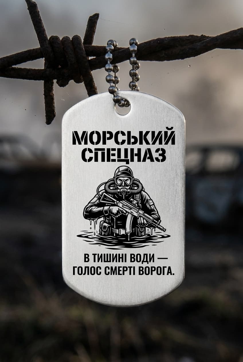 Жетон «МОРСЬКИЙ СПЕЦНАЗ» — CORETAG