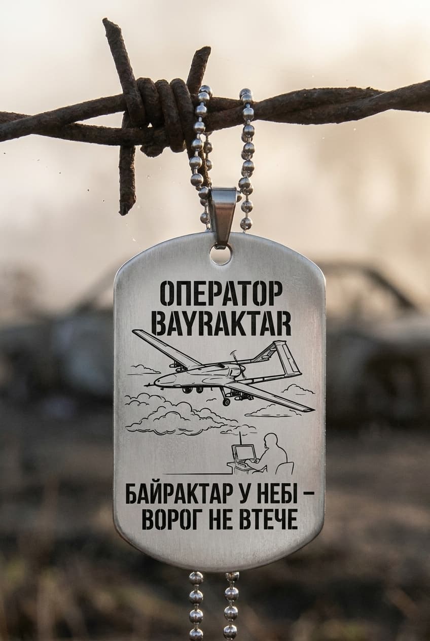 Жетон «ОПЕРАТОР BAYRAKTAR» — CORETAG